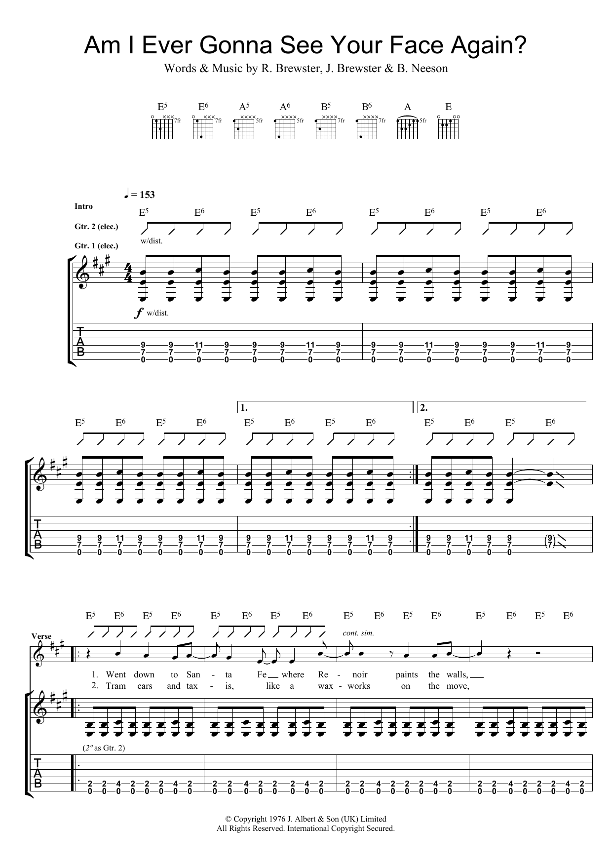 The Angels Am I Ever Going To See Your Face Again Sheet Music