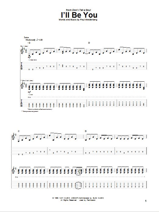 The Replacements I'll Be You Sheet Music