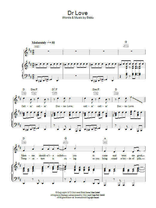 Tina Charles Doctor Love Sheet Music