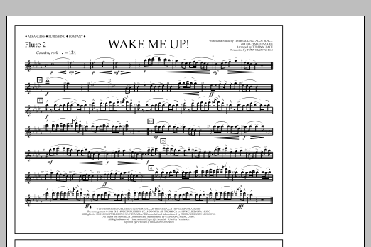 Tom Wallace Wake Me Up! - Flute 2 Sheet Music