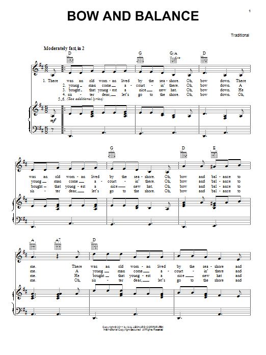 Traditional Bow And Balance Sheet Music