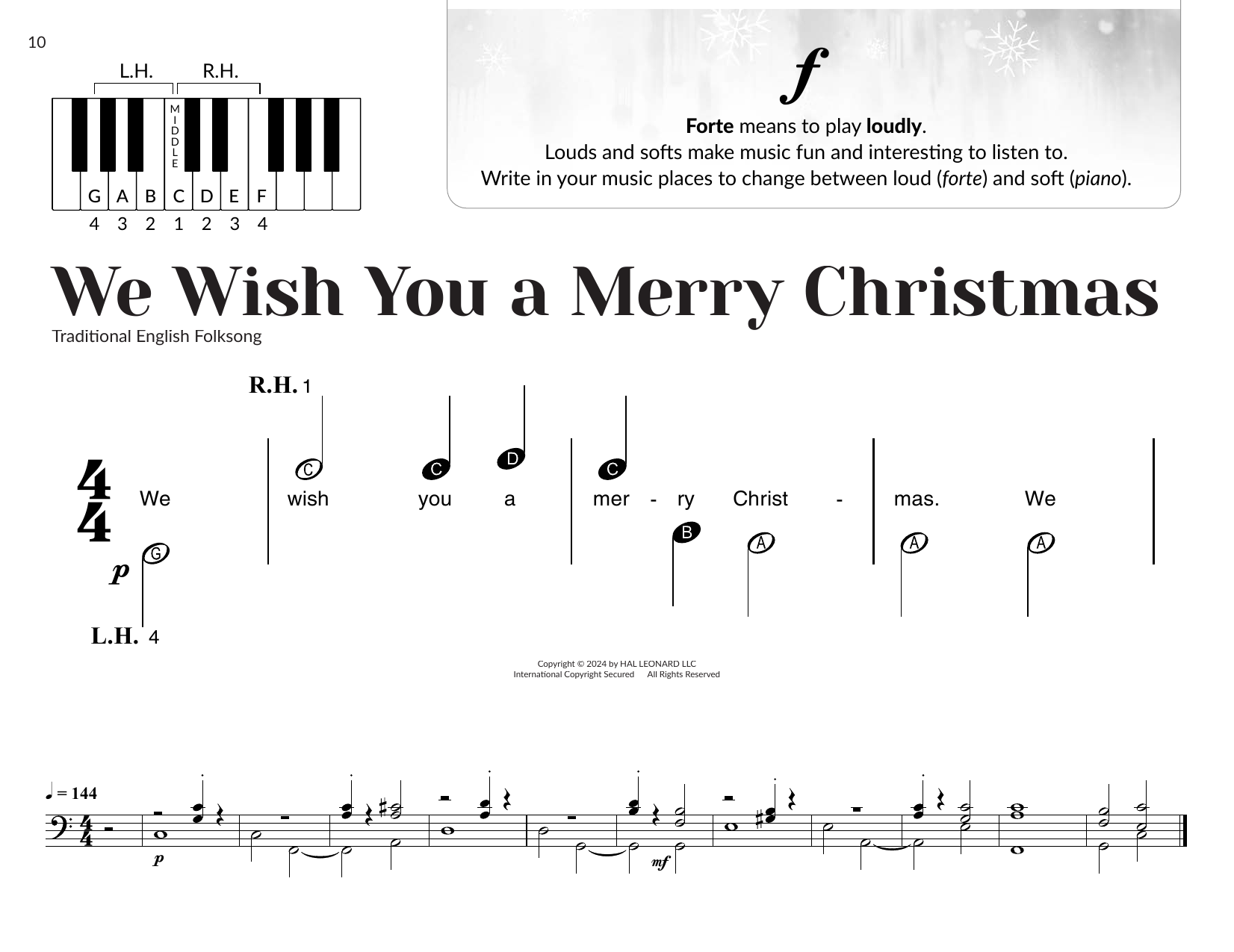 Traditional English Folksong We Wish You A Merry Christmas (arr. Brittany McCorriston) Sheet Music