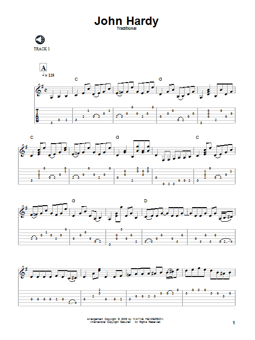 Traditional John Hardy Sheet Music