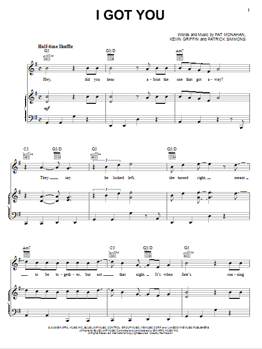 Train I Got You Sheet Music
