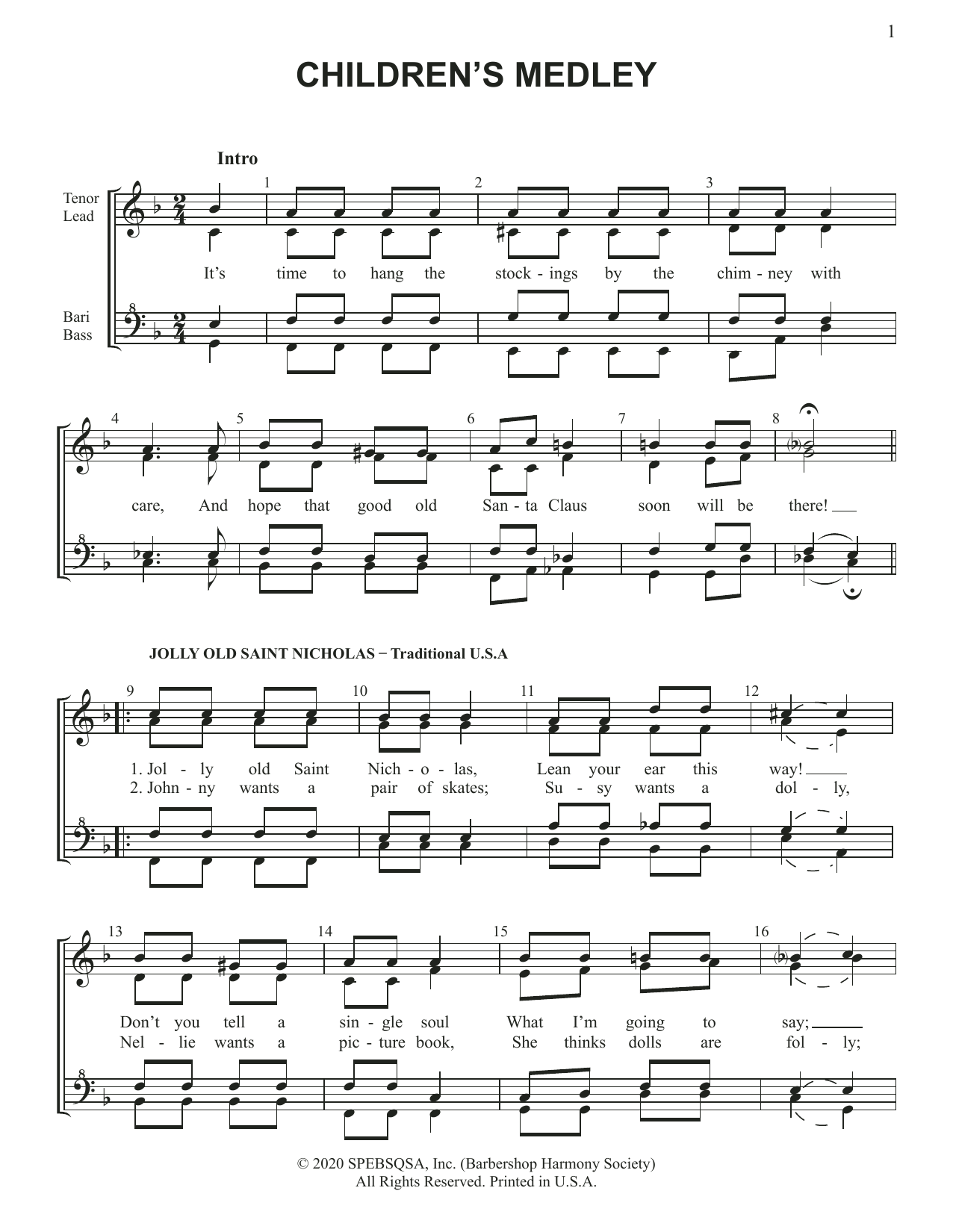 Various Yuletide Favorites (Volume I) Sheet Music