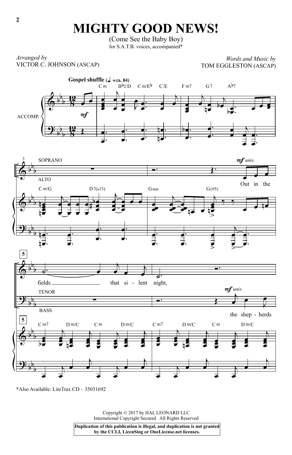 Victor C. Johnson Mighty Good News! (Come See The Baby Boy) Sheet Music
