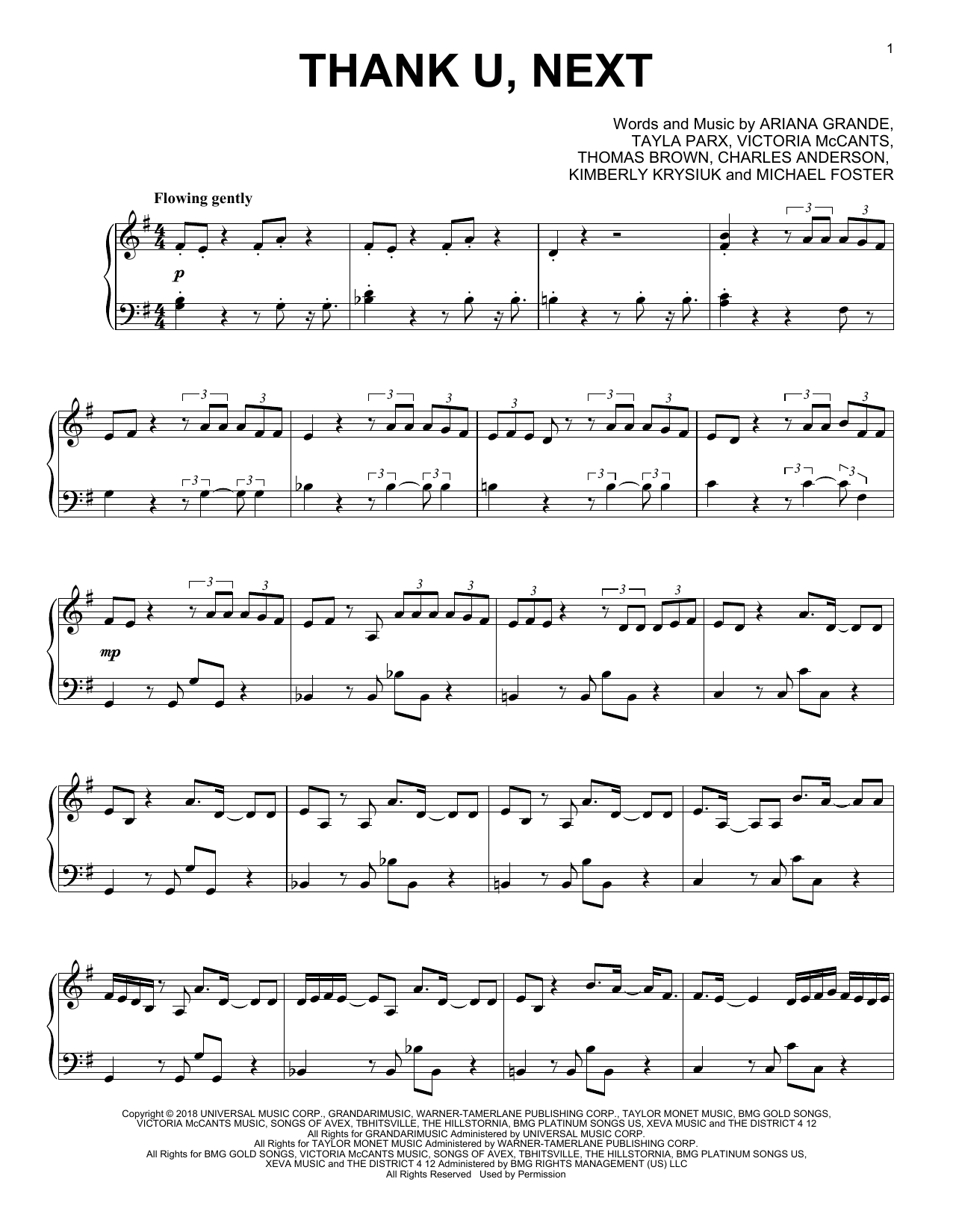 Vitamin String Quartet thank u, next (from the Netflix series Bridgerton) Sheet Music
