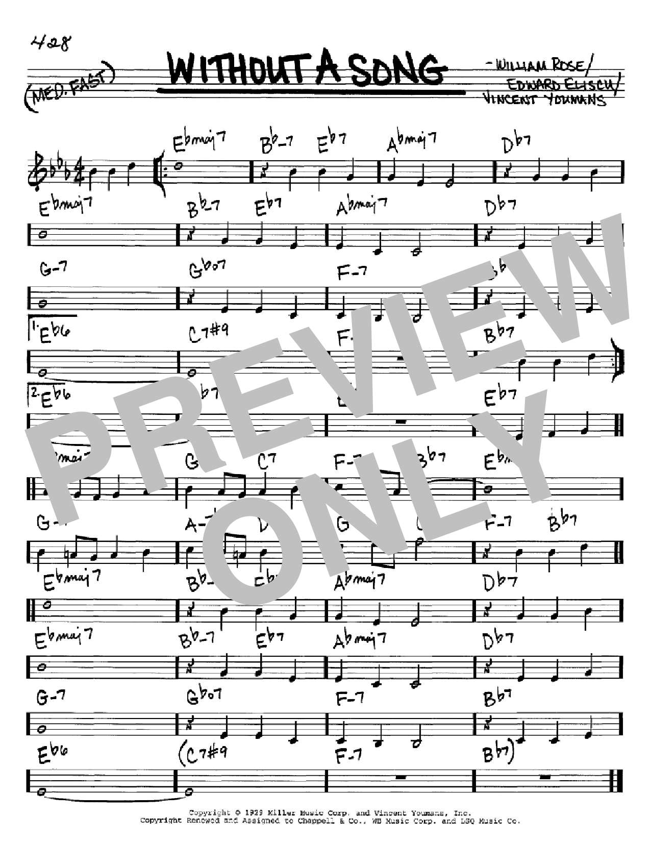 Willie Nelson Without A Song Sheet Music