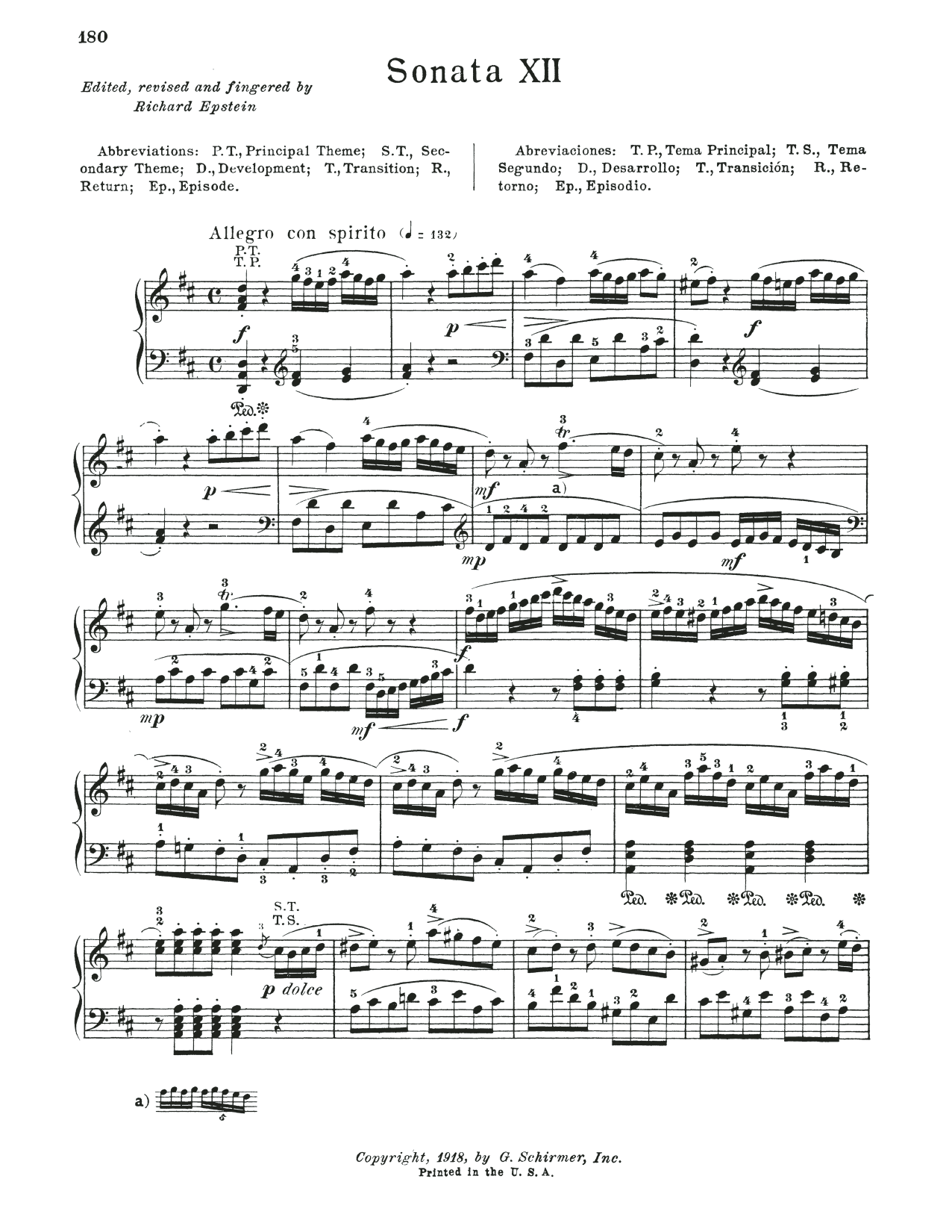 Wolfgang Amadeus Mozart Sonata In D Major, K. 311 Sheet Music