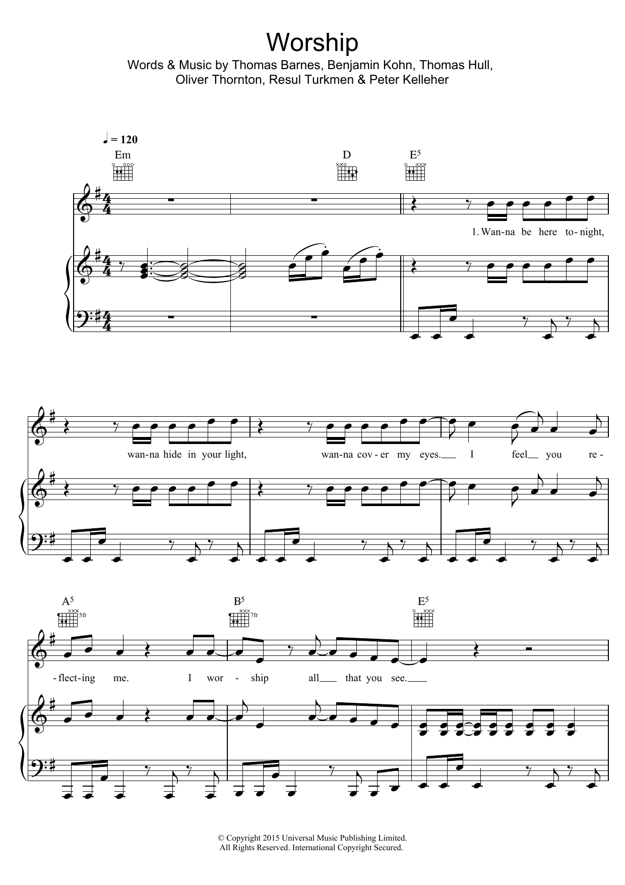 Years & Years Worship Sheet Music