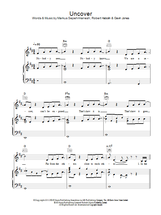 Zara Larsson Uncover Sheet Music