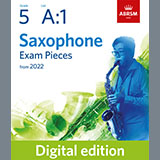 Carl Baermann 'Tarantella (from Vollständige Clarinett-Schule)(Grade 5 A1, the ABRSM Saxophone syllabus from 2022)'