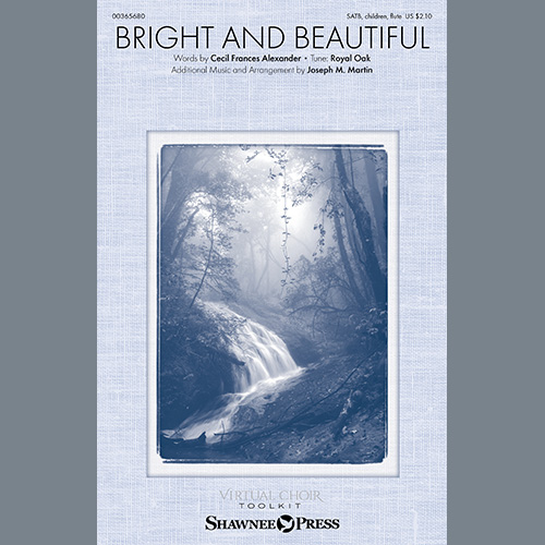 Easily Download Cecil Frances Alexander Printable PDF piano music notes, guitar tabs for SATB Choir. Transpose or transcribe this score in no time - Learn how to play song progression.