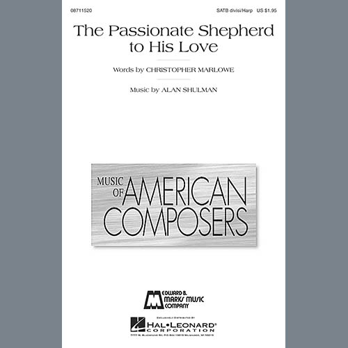 Easily Download Christopher Marlowe Printable PDF piano music notes, guitar tabs for SATB Choir. Transpose or transcribe this score in no time - Learn how to play song progression.