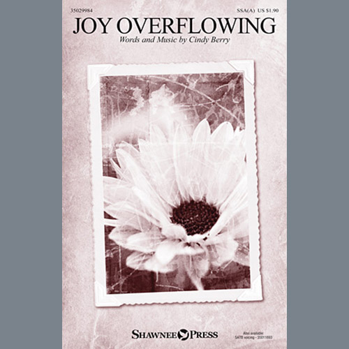 Easily Download Cindy Berry Printable PDF piano music notes, guitar tabs for SSAA Choir. Transpose or transcribe this score in no time - Learn how to play song progression.