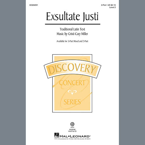 Easily Download Cristi Cary Miller Printable PDF piano music notes, guitar tabs for 2-Part Choir. Transpose or transcribe this score in no time - Learn how to play song progression.