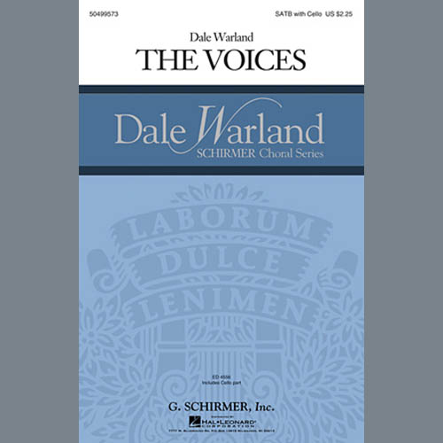 Easily Download Dale Warland Printable PDF piano music notes, guitar tabs for SATB Choir. Transpose or transcribe this score in no time - Learn how to play song progression.