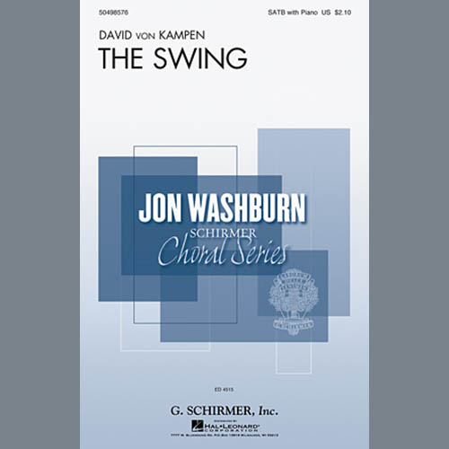 Easily Download David Von Kampen Printable PDF piano music notes, guitar tabs for SATB Choir. Transpose or transcribe this score in no time - Learn how to play song progression.