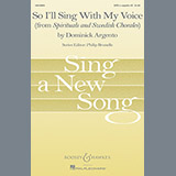 Dominick Argento 'So I'll Sing With My Voice'