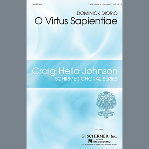 Easily Download Dominick DiOrio Printable PDF piano music notes, guitar tabs for SATB Choir. Transpose or transcribe this score in no time - Learn how to play song progression.