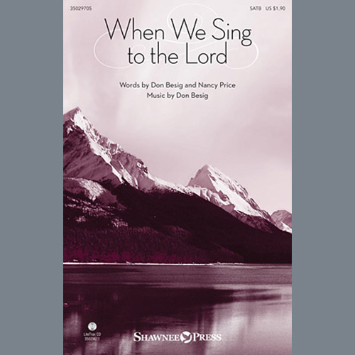 Easily Download Don Besig Printable PDF piano music notes, guitar tabs for SATB Choir. Transpose or transcribe this score in no time - Learn how to play song progression.