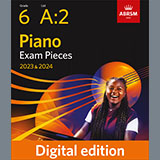 Elisabetta de Gambarini 'Giga in D (Grade 6, list A2, from the ABRSM Piano Syllabus 2023 & 2024)'