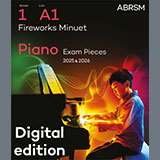G. F. Handel 'Fireworks Minuet (Grade 1, list A1, from the ABRSM Piano Syllabus 2025 & 2026)'