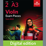 Ludwig van Beethoven 'Écossaise in G, WoO 23 (Grade 2, A3, from the ABRSM Violin Syllabus from 2024)'