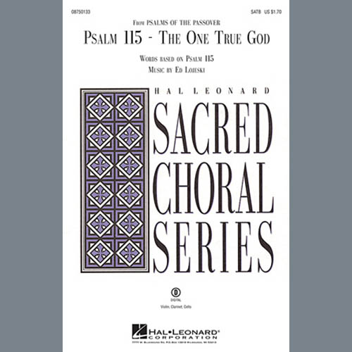 Easily Download Ed Lojeski Printable PDF piano music notes, guitar tabs for SATB Choir. Transpose or transcribe this score in no time - Learn how to play song progression.