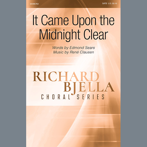 Easily Download Edmond Sears and René Clausen Printable PDF piano music notes, guitar tabs for SATB Choir. Transpose or transcribe this score in no time - Learn how to play song progression.