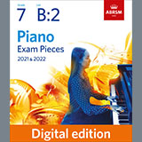 Edvard Grieg 'Sarabande (Grade 7, list B2, from the ABRSM Piano Syllabus 2021 & 2022)'