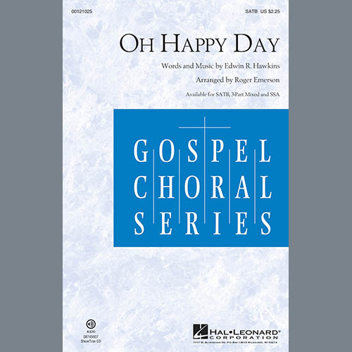 Easily Download Edwin R. Hawkins Printable PDF piano music notes, guitar tabs for 3-Part Mixed Choir. Transpose or transcribe this score in no time - Learn how to play song progression.