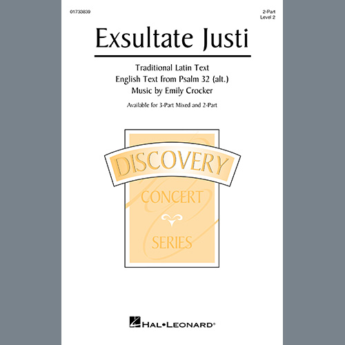 Easily Download Emily Crocker Printable PDF piano music notes, guitar tabs for 3-Part Mixed Choir. Transpose or transcribe this score in no time - Learn how to play song progression.