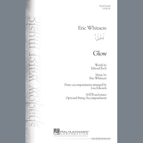 Easily Download Eric Whitacre Printable PDF piano music notes, guitar tabs for SATB Choir. Transpose or transcribe this score in no time - Learn how to play song progression.
