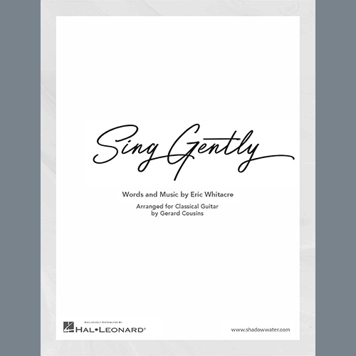 Easily Download Eric Whitacre Printable PDF piano music notes, guitar tabs for Solo Guitar. Transpose or transcribe this score in no time - Learn how to play song progression.