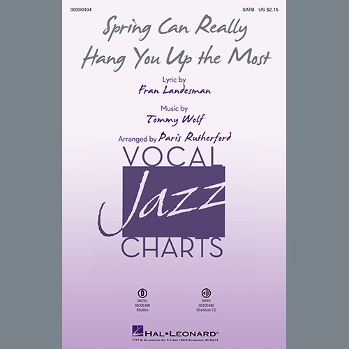 Easily Download Fran Landesman and Tommy Wolf Printable PDF piano music notes, guitar tabs for SATB Choir. Transpose or transcribe this score in no time - Learn how to play song progression.