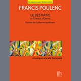 Francis Poulenc 'Le Bestiaire ou le Cortège d'Orphée (Low Voice)'