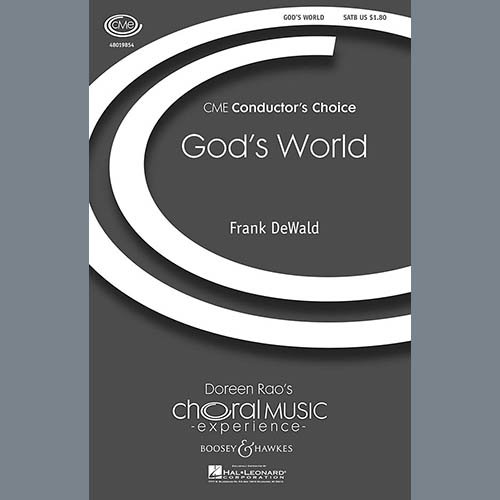 Easily Download Frank DeWald Printable PDF piano music notes, guitar tabs for SATB Choir. Transpose or transcribe this score in no time - Learn how to play song progression.