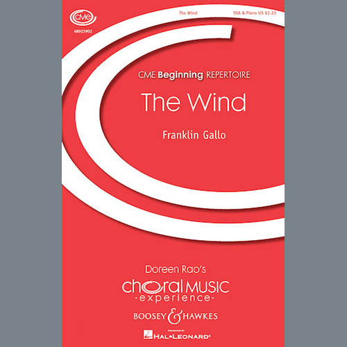 Easily Download Franklin Gallo Printable PDF piano music notes, guitar tabs for SSA Choir. Transpose or transcribe this score in no time - Learn how to play song progression.