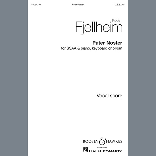 Easily Download Frode Fjellheim Printable PDF piano music notes, guitar tabs for SSA Choir. Transpose or transcribe this score in no time - Learn how to play song progression.