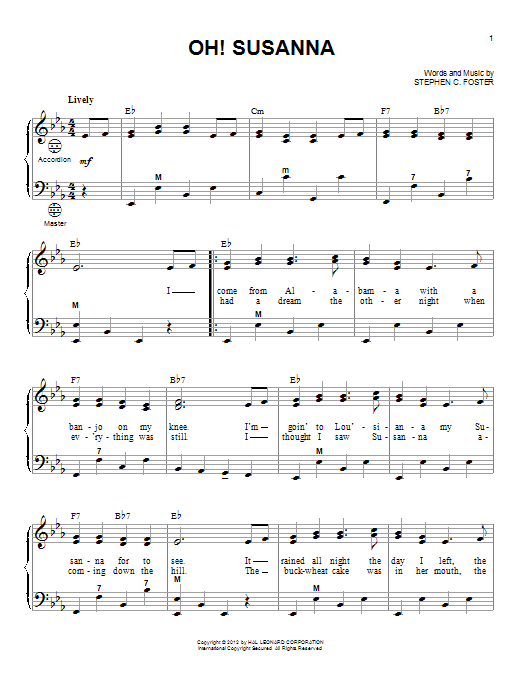 Gary Meisner Oh! Susanna Sheet Music