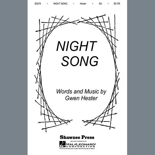 Easily Download Gwen Hester Printable PDF piano music notes, guitar tabs for 2-Part Choir. Transpose or transcribe this score in no time - Learn how to play song progression.