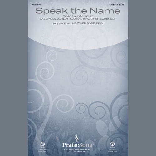 Easily Download Heather Sorenson Printable PDF piano music notes, guitar tabs for SATB Choir. Transpose or transcribe this score in no time - Learn how to play song progression.