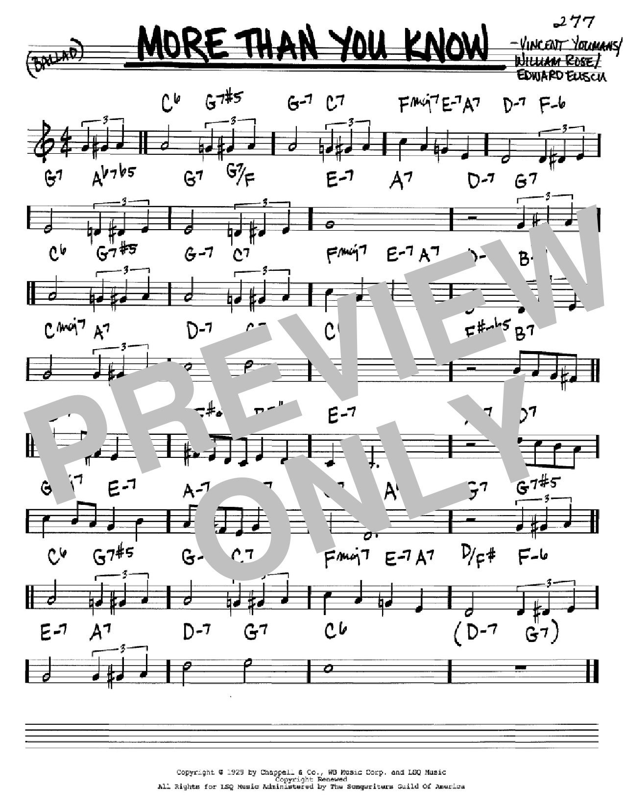 Helen Morgan More Than You Know Sheet Music