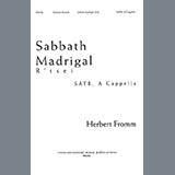 Herbert Fromm 'Sabbath Madrigal (R'tsei)'