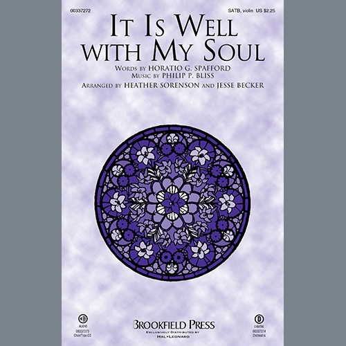 Easily Download Horatio G. Spafford and Philip P. Bliss Printable PDF piano music notes, guitar tabs for SATB Choir. Transpose or transcribe this score in no time - Learn how to play song progression.