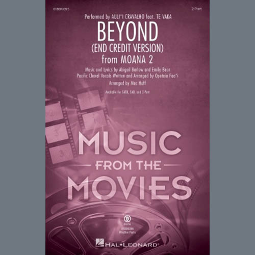 Easily Download Abigail Barlow, Emily Bear & Opetaia Foa'i Printable PDF piano music notes, guitar tabs for 2-Part Choir. Transpose or transcribe this score in no time - Learn how to play song progression.