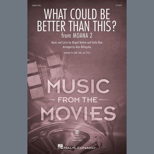 Easily Download Abigail Barlow & Emily Bear Printable PDF piano music notes, guitar tabs for 2-Part Choir. Transpose or transcribe this score in no time - Learn how to play song progression.
