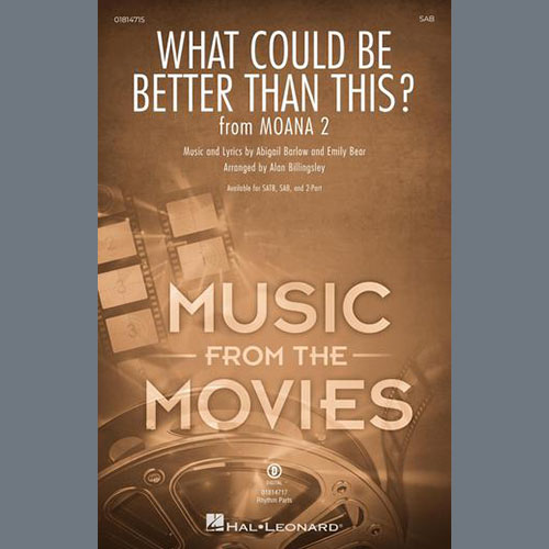 Easily Download Abigail Barlow & Emily Bear Printable PDF piano music notes, guitar tabs for SAB Choir. Transpose or transcribe this score in no time - Learn how to play song progression.