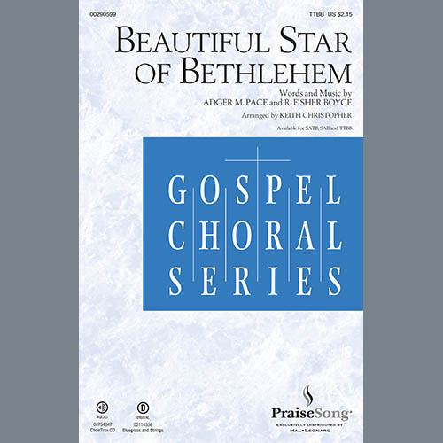 Easily Download Adger M. Pace and R. Fisher Boyce Printable PDF piano music notes, guitar tabs for TTBB Choir. Transpose or transcribe this score in no time - Learn how to play song progression.